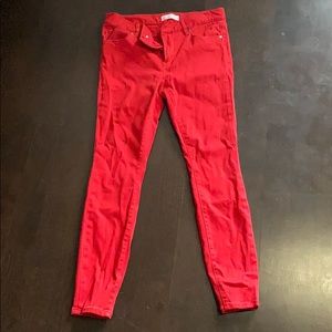 Red Skinny Jeans